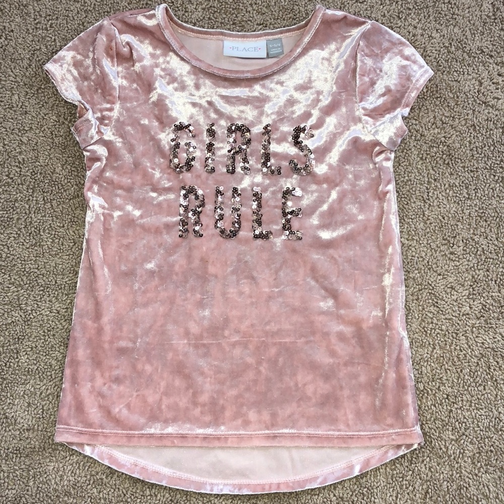 Girls Rule Velvet Shirt